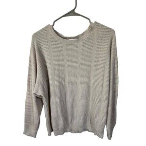Barefoot Dreams CozyChic Ultra Lite Beige Sweater S
